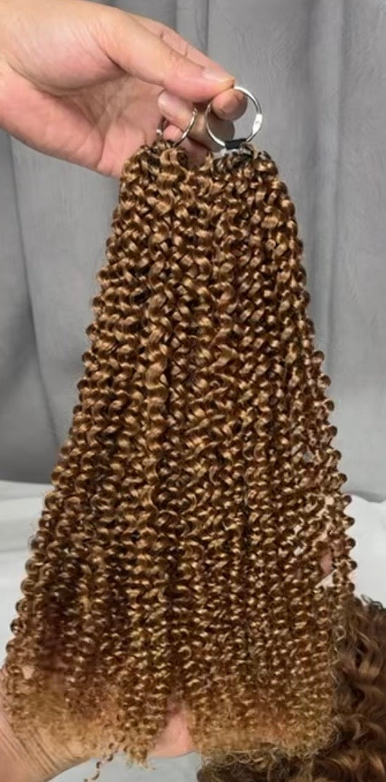 18 inch Feathered crochet hair color 30